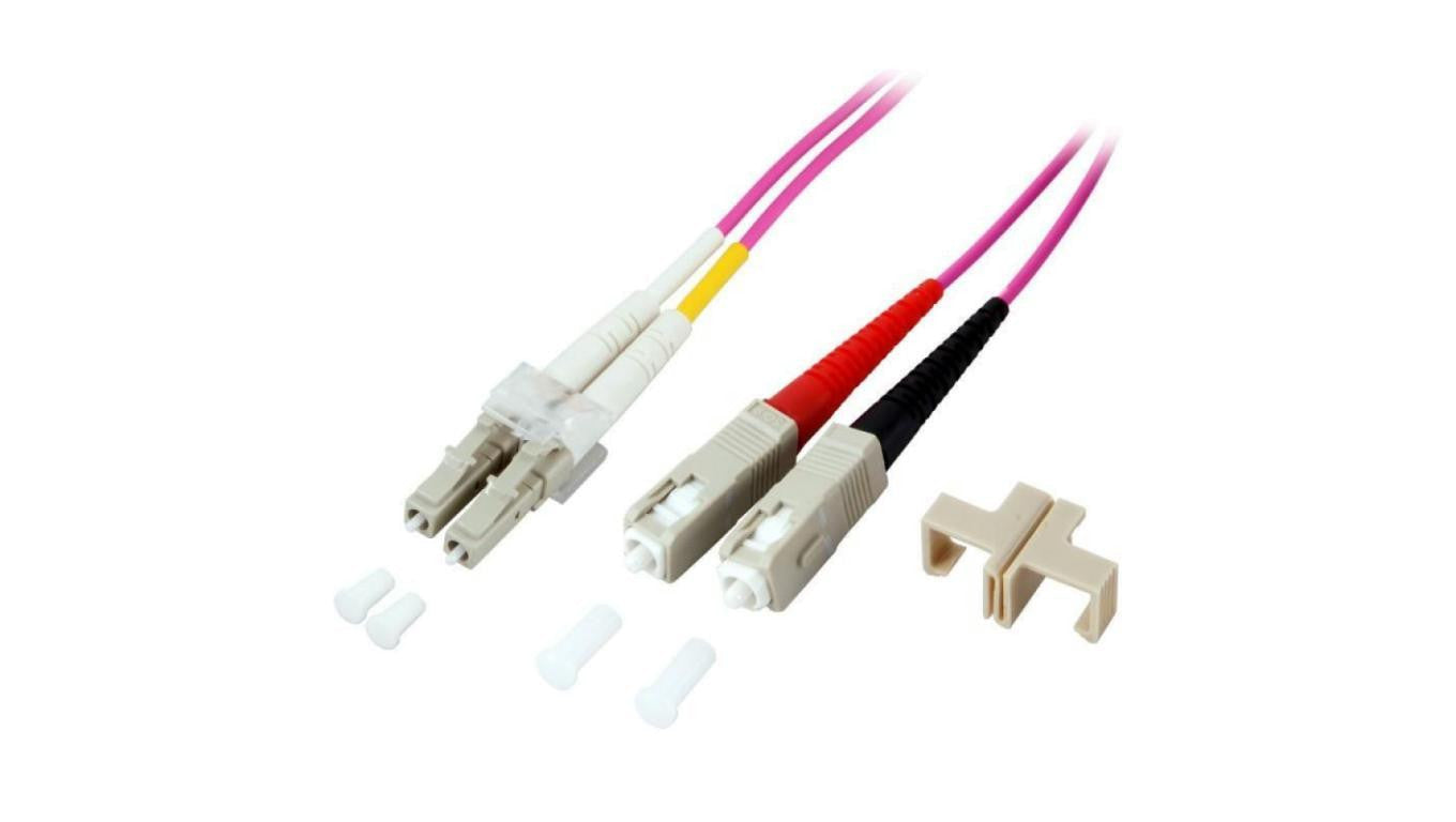 Patchcord światłowodowy OM4 50/125 MM SC-LC Duplex /3 m/