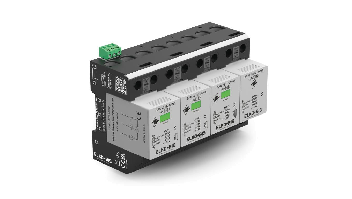 Ogranicznik przepięć ESPAC VG T12 25/260 3+1 RI 10410251180