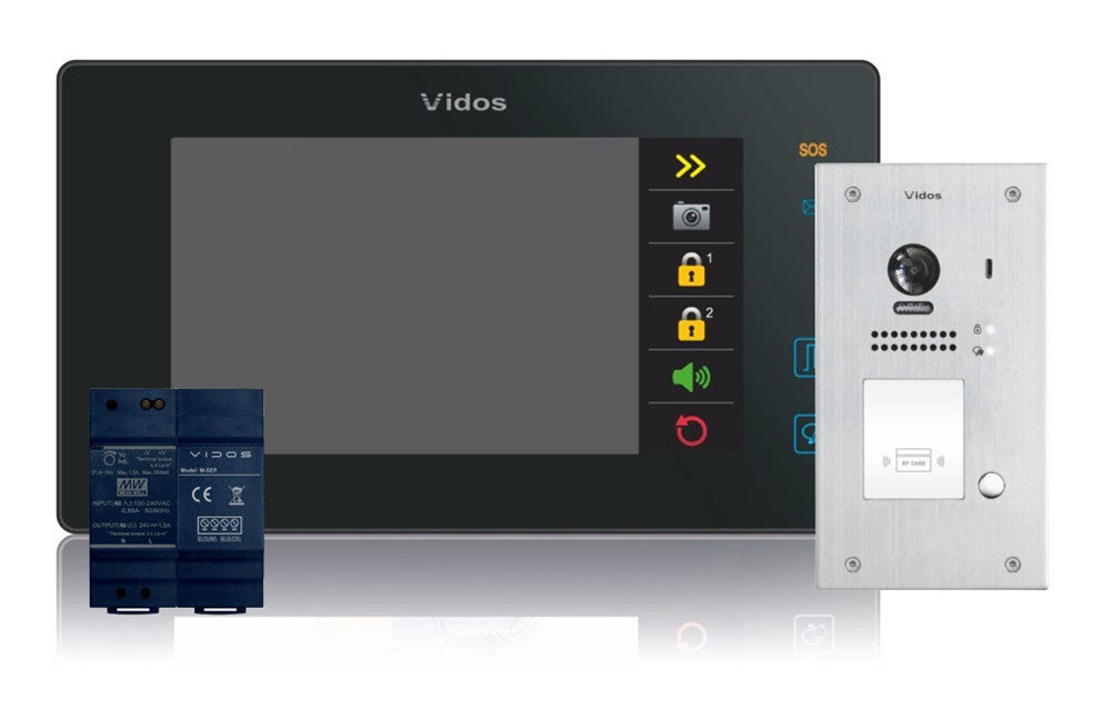 Wideodomofon VIDOS DUO M1021B-2/ S1201A
