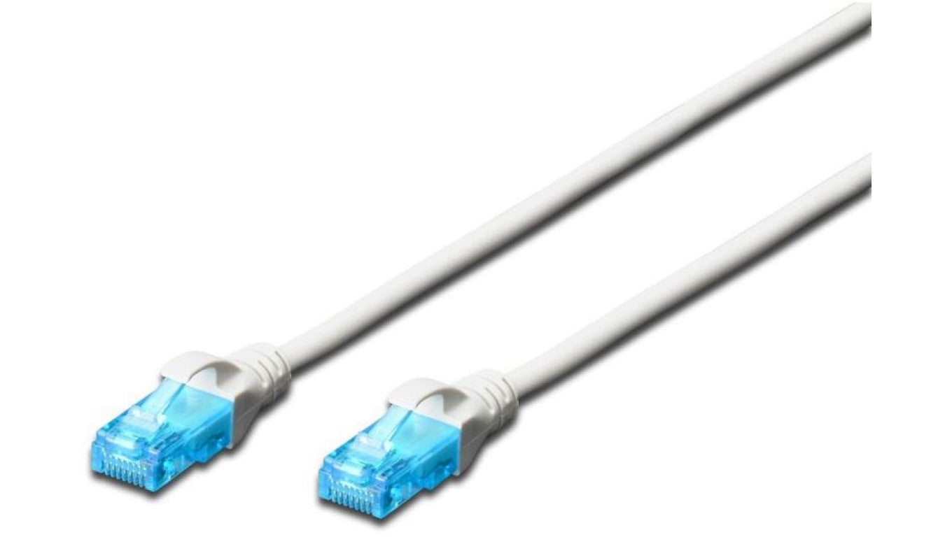 Kabel krosowy (Patch Cord) U/UTP kat. 5e biały 3m DK-1512-030/WH