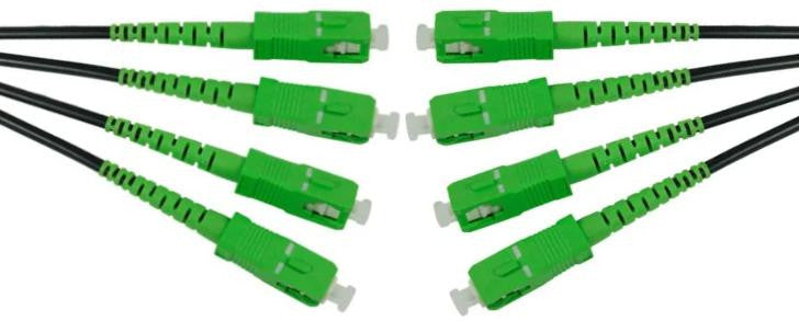 Patchcord Airflow GOLD SC/APC-SC/APC LZ-Fan 657A2 4J 100m