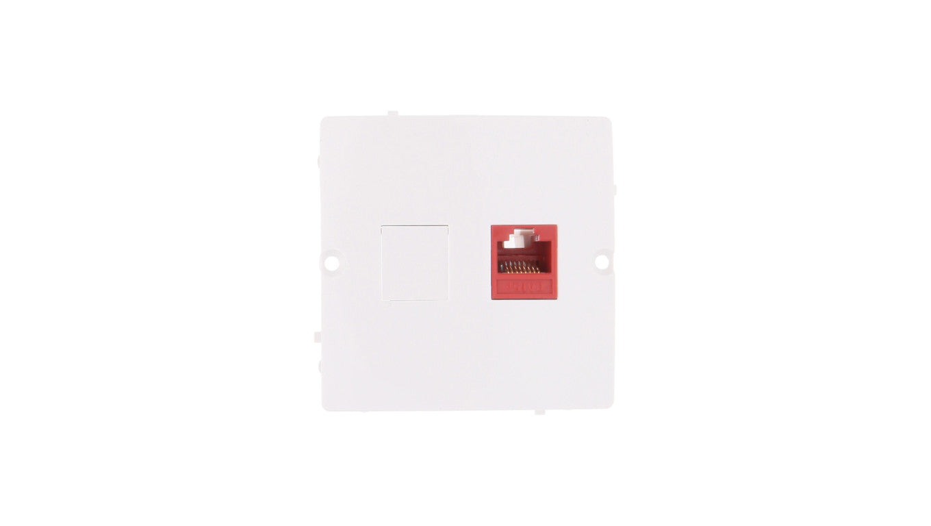 Simon Basic Gniazdo komputerowe pojedyncze RJ45 kat.5e białe BMF51.02/11