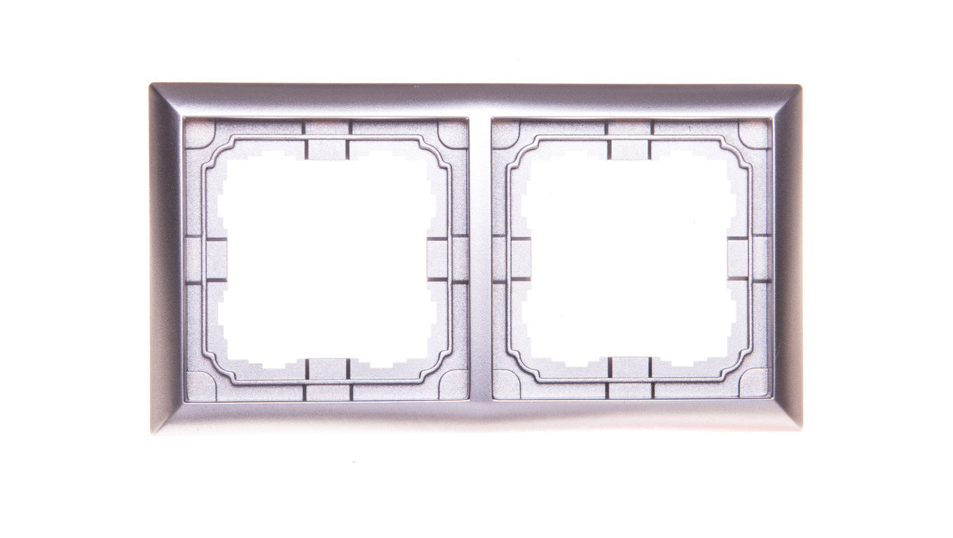 KOS66 Ramka podwójna aluminium 664082