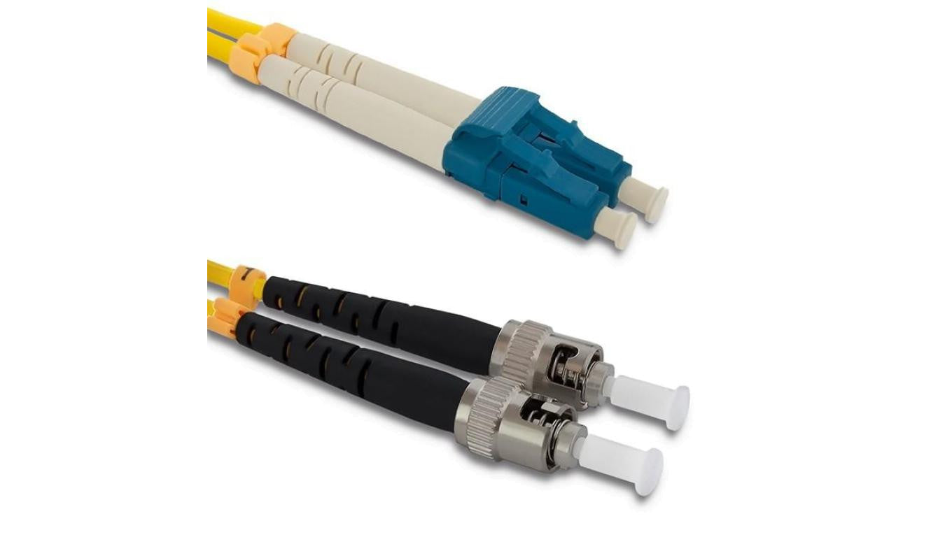 Qoltec Patchcord światłowodowy LC/UPC - ST/UPC Singlemode 9/125 G652D Duplex 1m
