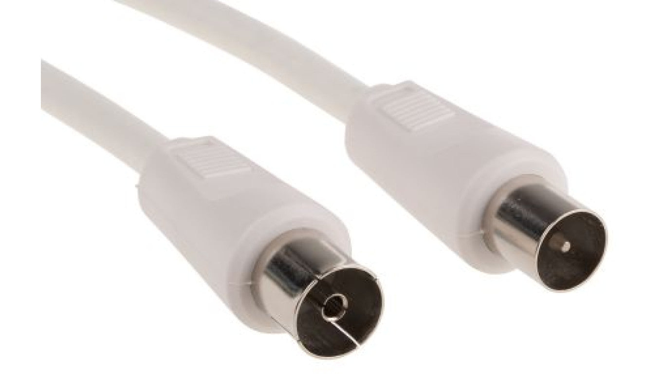 Kabel koncentryczny, Szary 5m, RS PRO Z zakończeniem