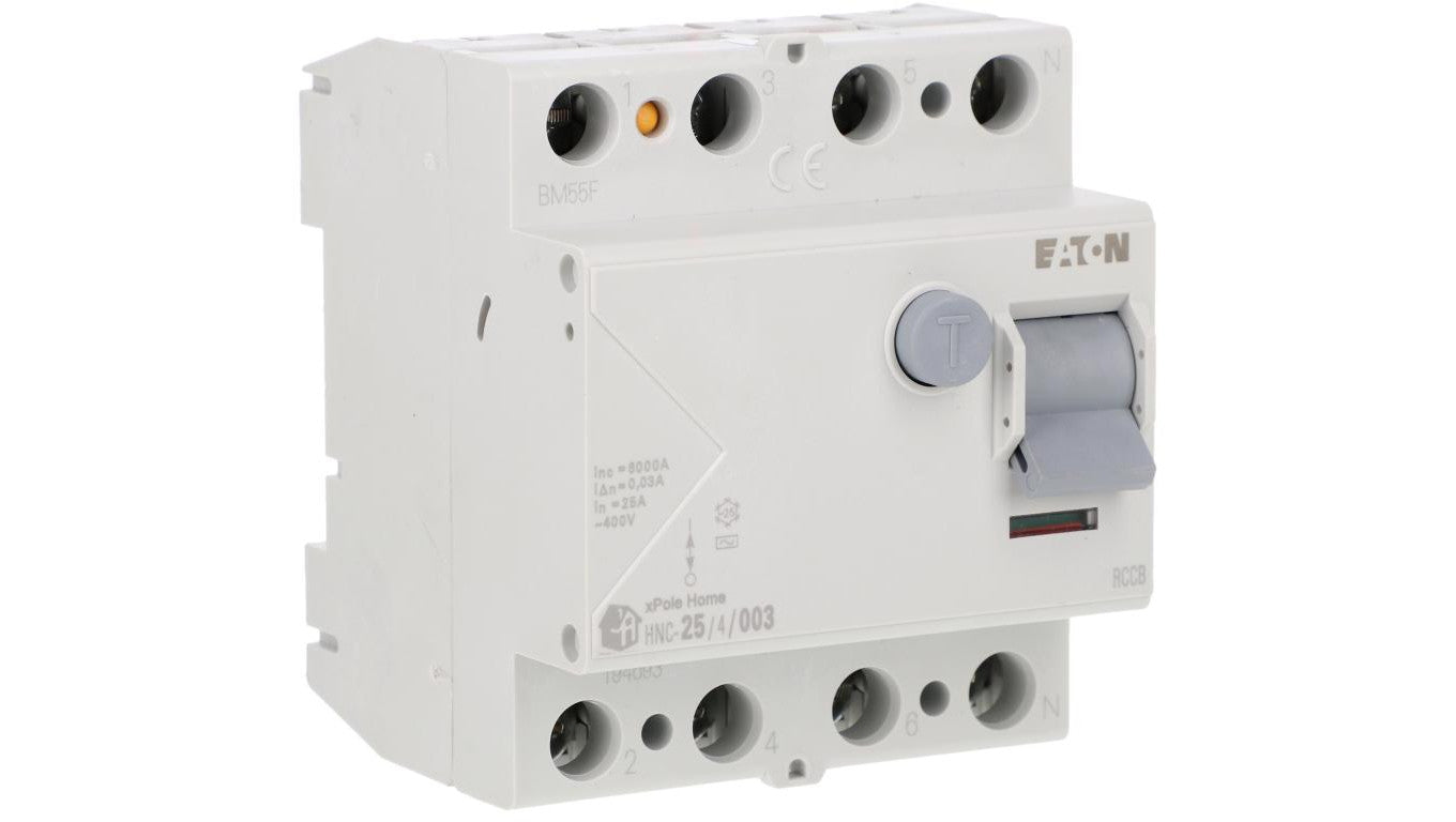Wyłącznik różnicowoprądowy 4P 25A 0,03A typ AC xPole Home HNC-25/4/003 194693