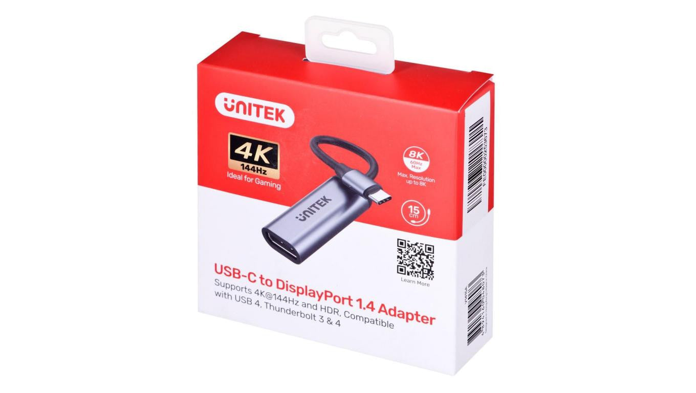 UNITEK ADAPTER USB-C - DISPLAYPORT 1.4 8K 60HZ