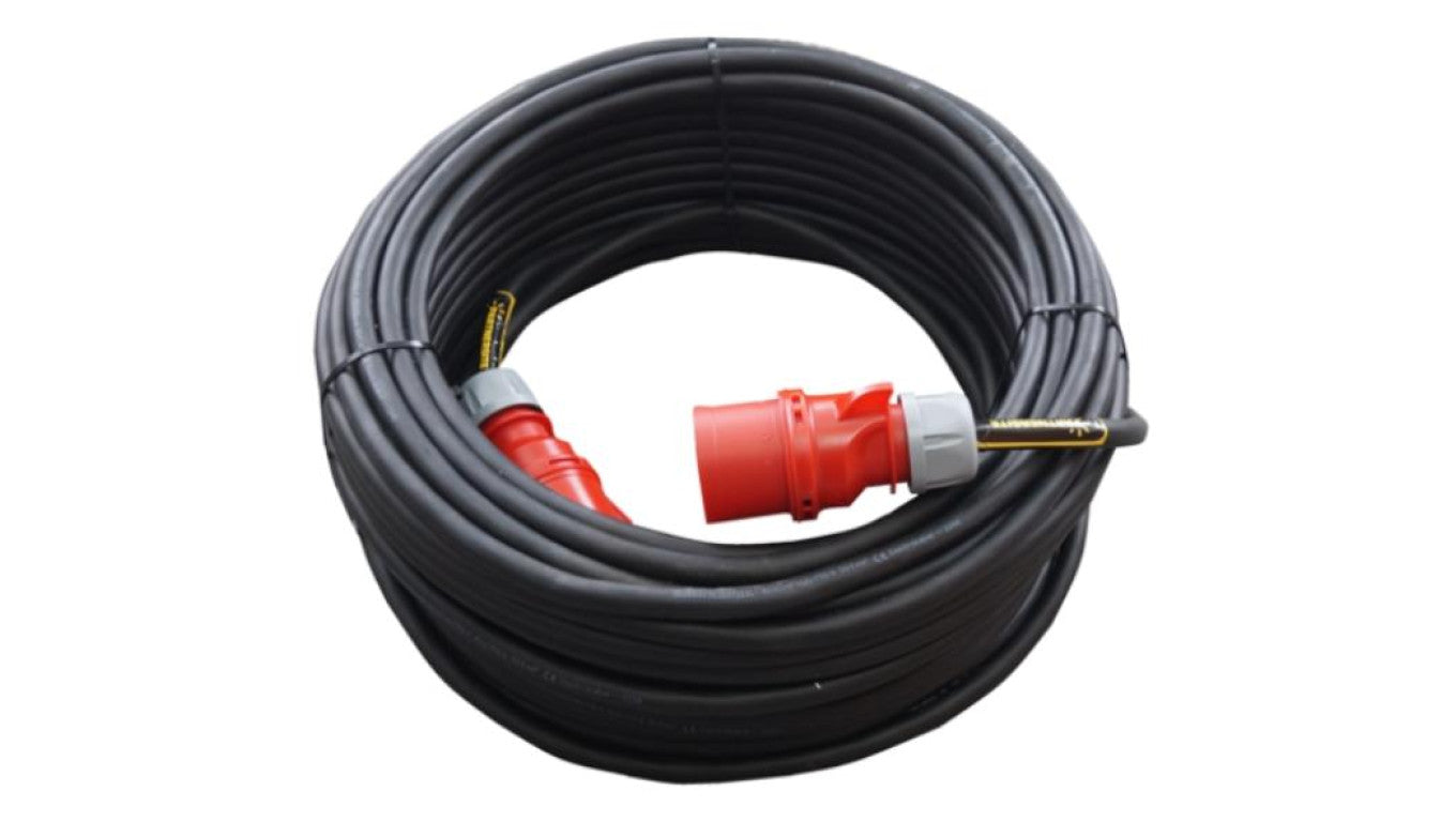 IP44 CEE 16A 5P 400V 20m Przedłużacz budowlany siłowy H07RN-F 5x2,5 mm2 PARTNERSITE 17010