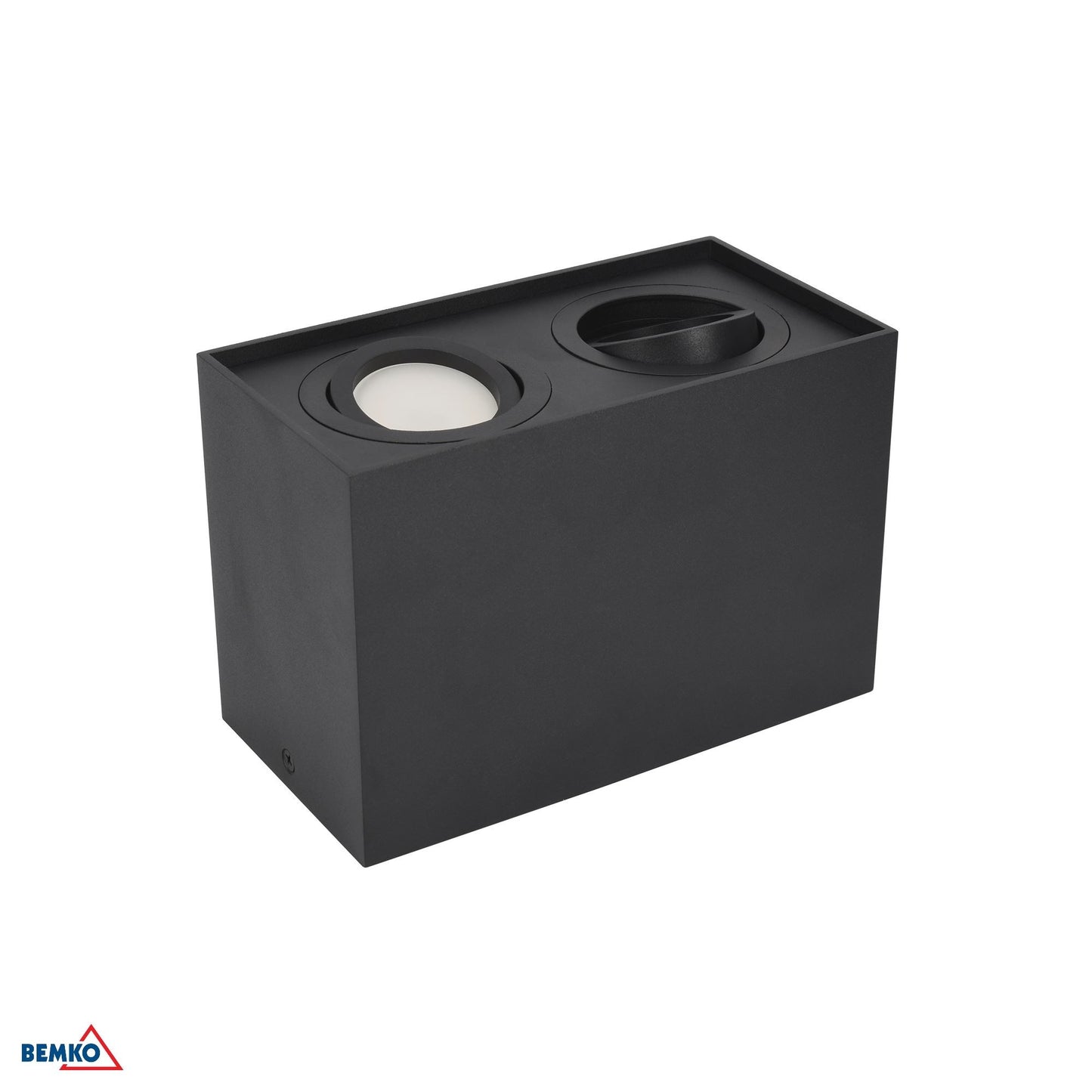 Downlight ORTAL REGULOWAna 182X96 2XGU10 MAX. 2x50W czarna
