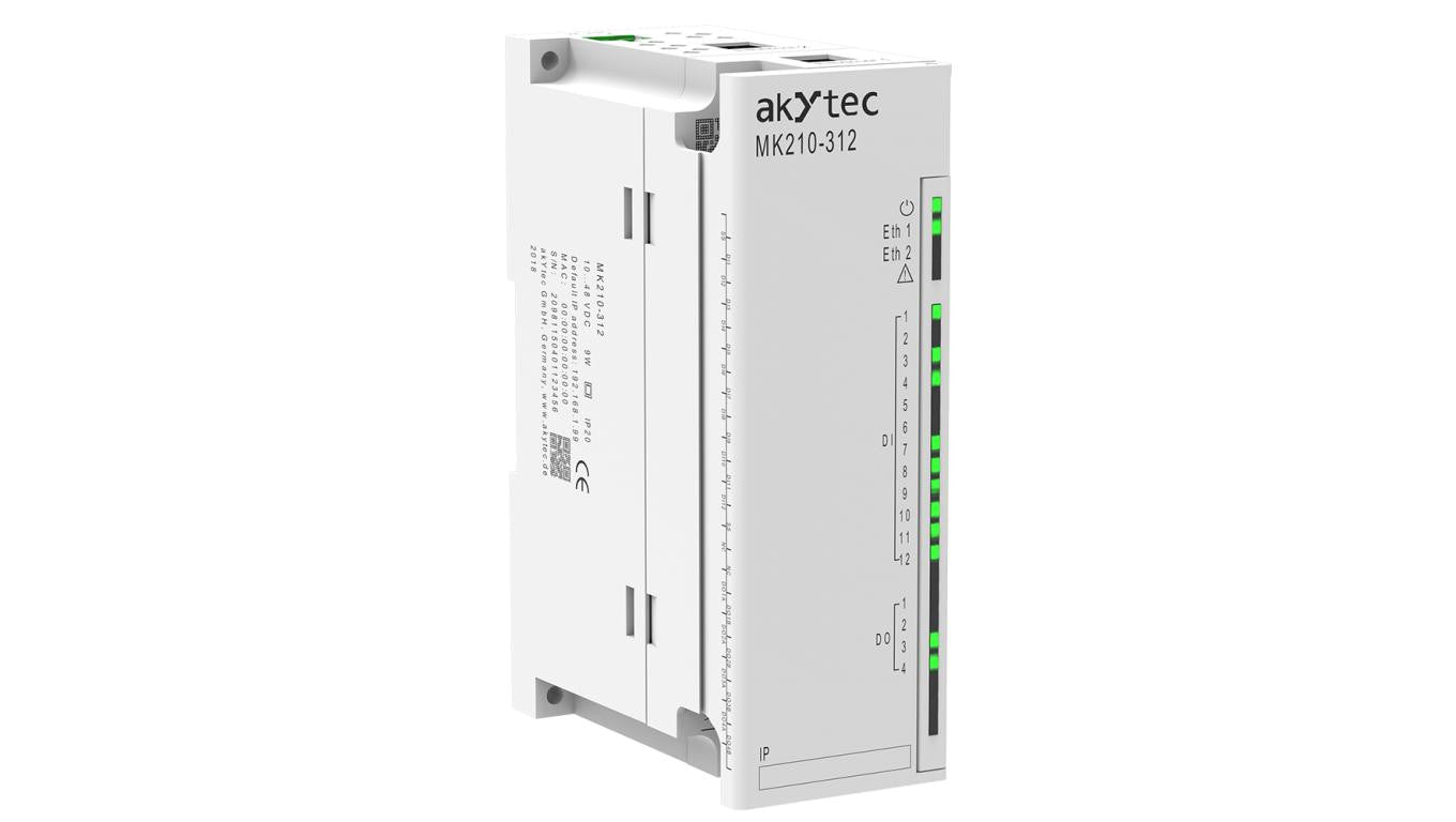 Ethernetowy moduł wejść/wyjść binarnych 12DI/4RLy MK210-312