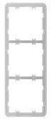 AJAX Ramka Frame 3-seats vertical
