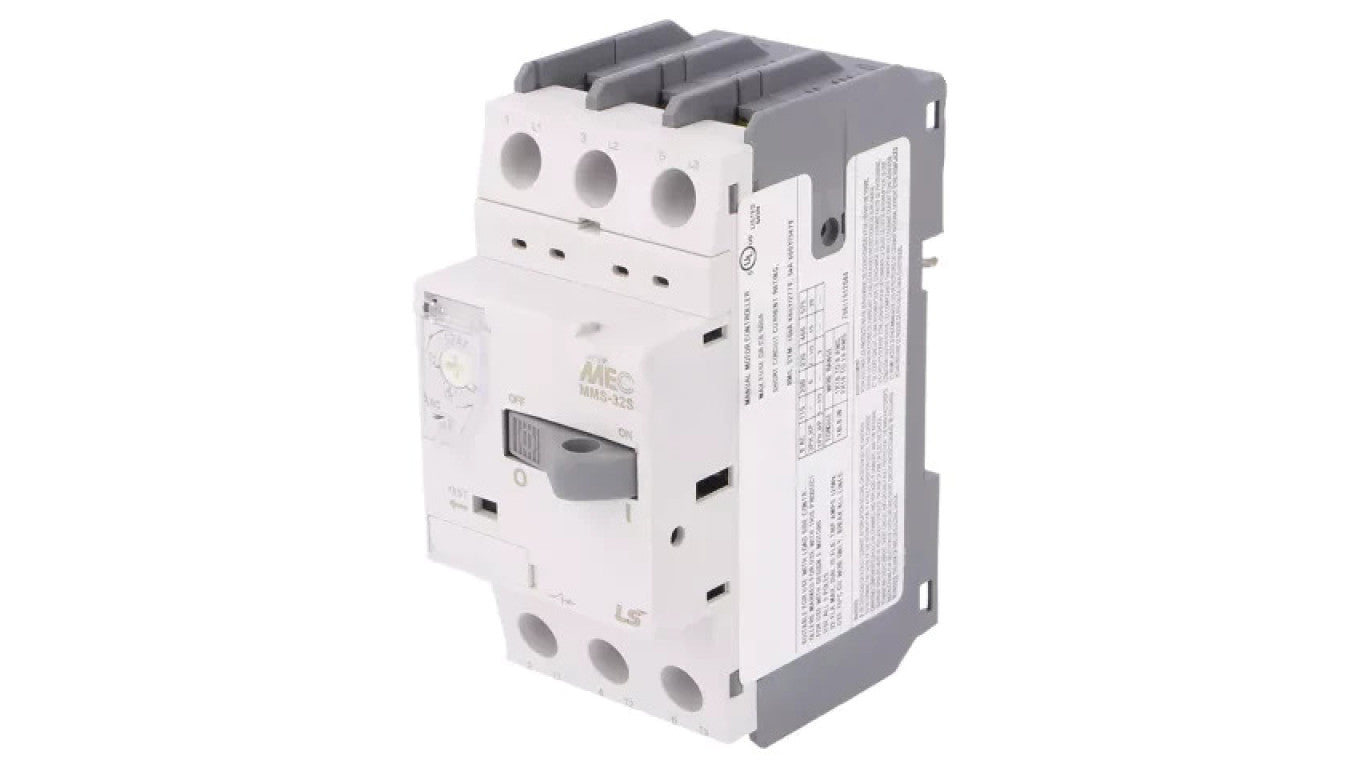 Wyłącznik silnikowy, 7,5kW, 220÷690VAC, na szynę DIN, Szczeloność: IP20 MMS-32S 22A