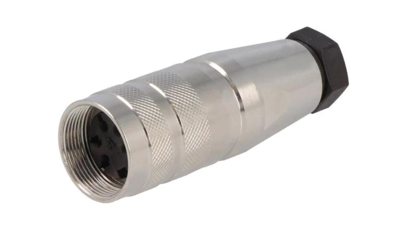 Złącze M16 wtyk żeński lutowanie na przewód 5-PIN 5A 300V C09131D0051002U