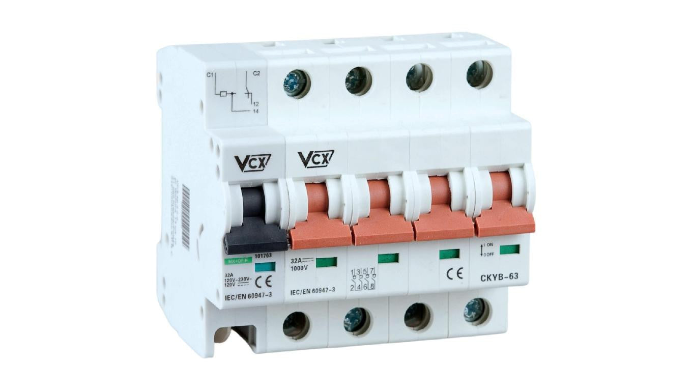 Rozłącznik izolacyjny z wyzwalaczem wzrostowym 4P 32A 1000V DC