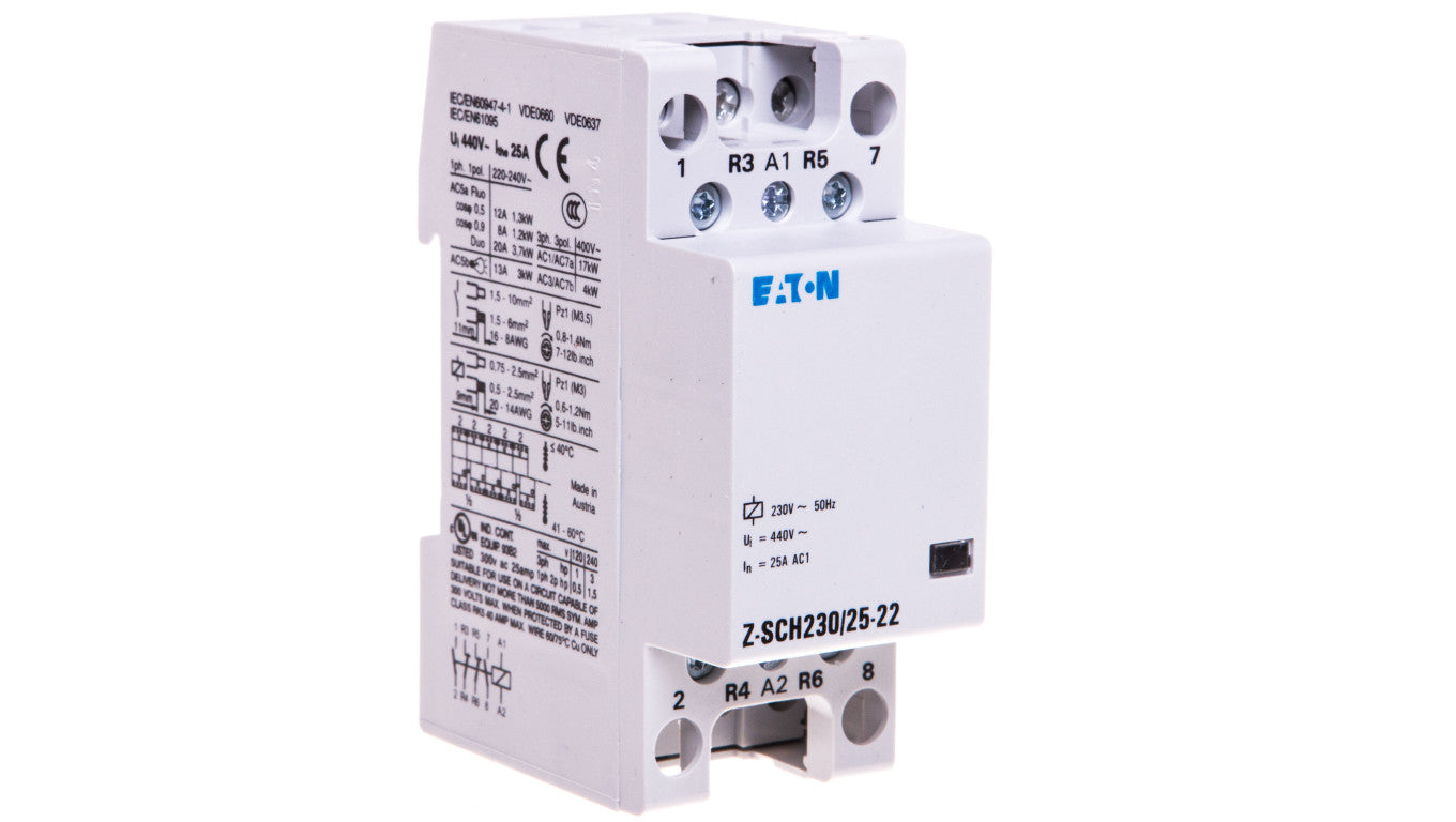 Stycznik modułowy 25A 2Z 2R 230V AC Z-SCH230/25-22 248849