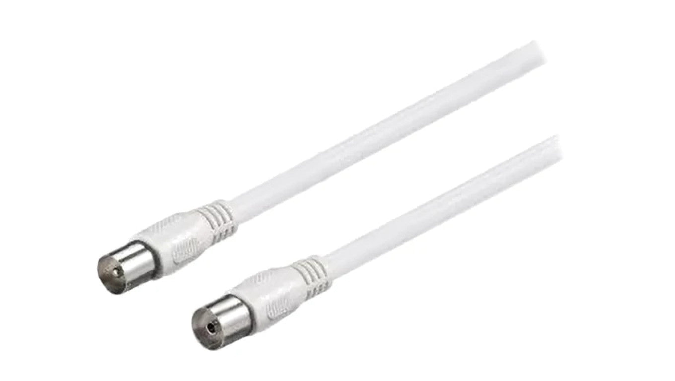 Kabel 10m PVC klasa ekranowania A+ biały 75 58811