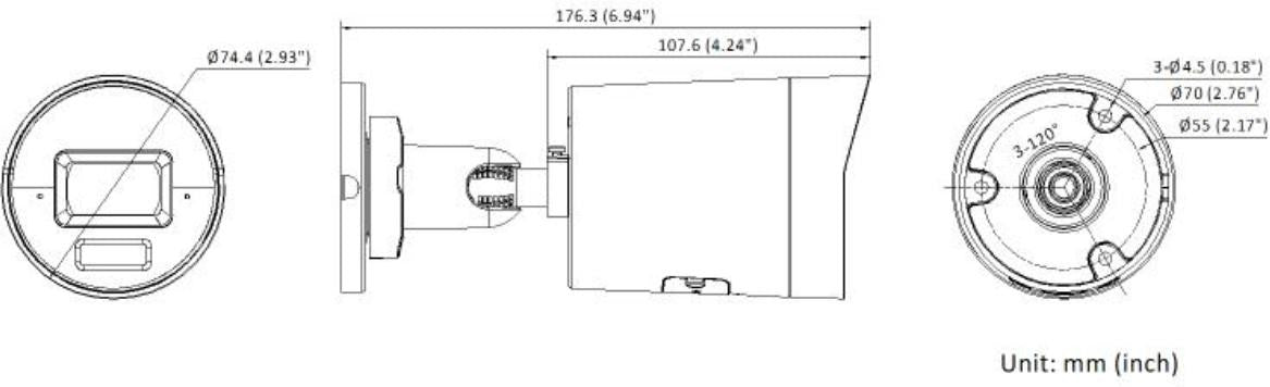KAMERA IP HIKVISION DS-2CD2043G2-LI(2.8mm) PL