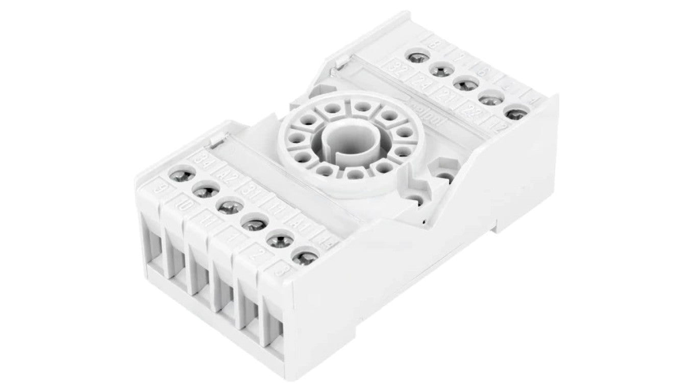 Podstawka PIN: 11 10A 250VAC na panel,na szynę DIN -40...70C PZ11