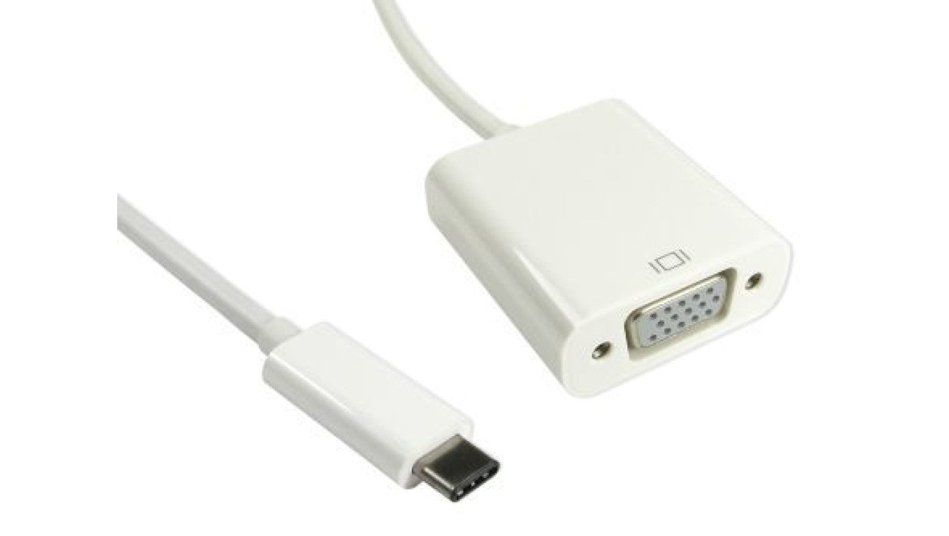 Adapter, do wyświetlaczy: 1, USB C, USB 3.1, VGA