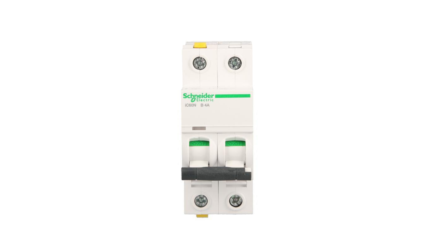 Wyłącznik nadprądowy 2P B 4A 6kA AC iC60N-B4-2 Acti9 A9F03204