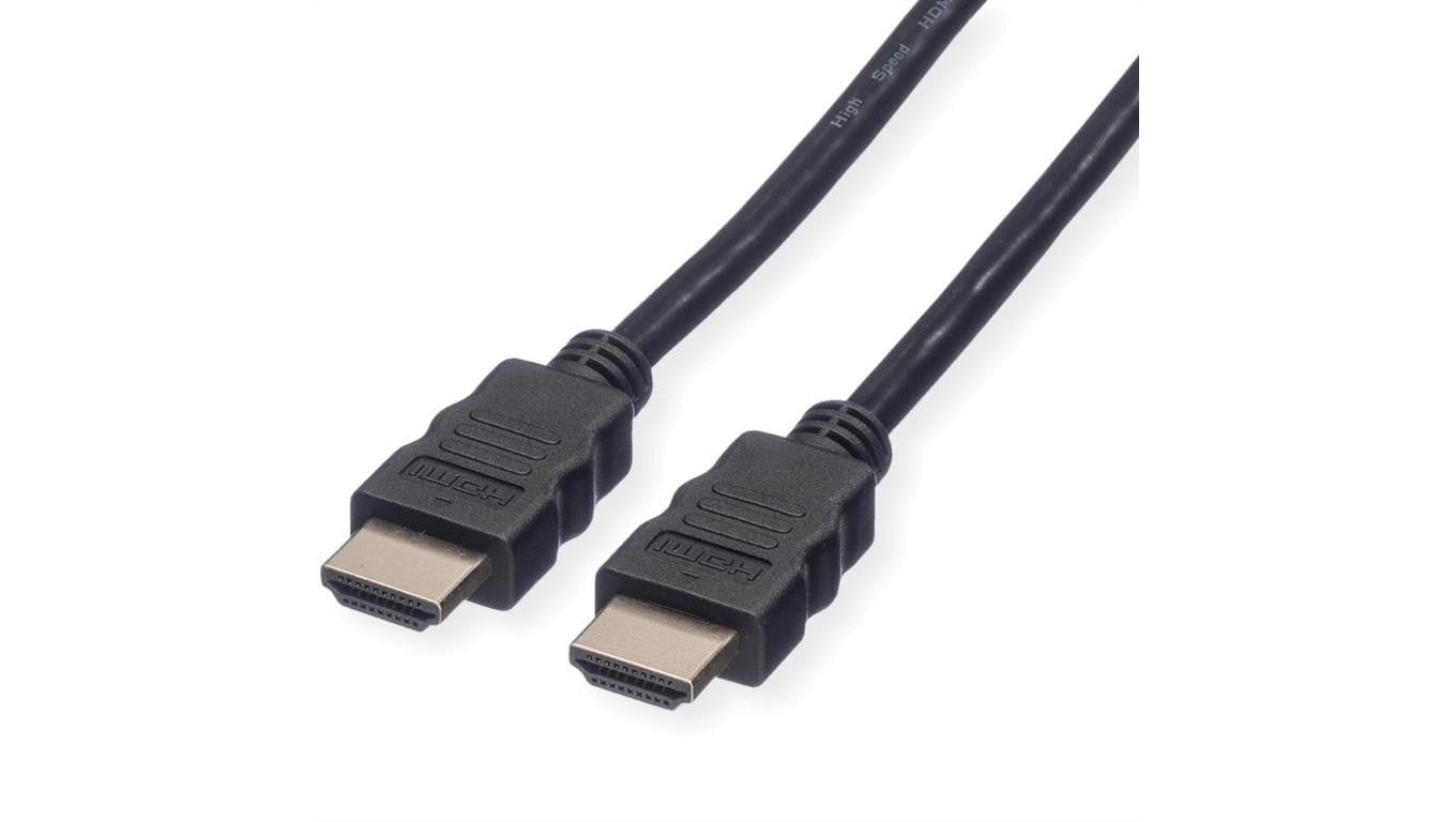 Kabel VALUE HDMI Ultra HD z Ethernetem, M/M, czarny, 1 m