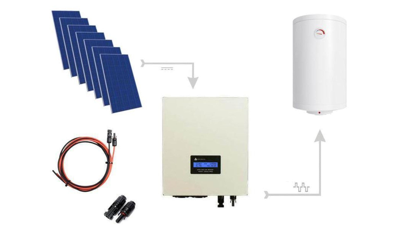 Zestaw do grzania wody w bojlerach 7xPV Mono 3000 ECO Solar Boost PRO