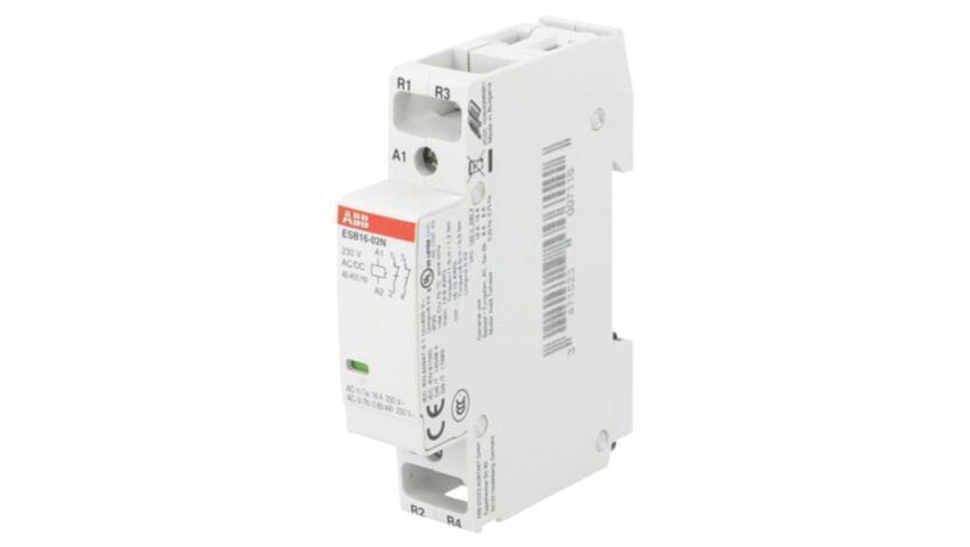 Stycznik 2-biegunowy instalacyjny, 16A, 230VAC,230VDC, NC x2 1SBE111111R0602