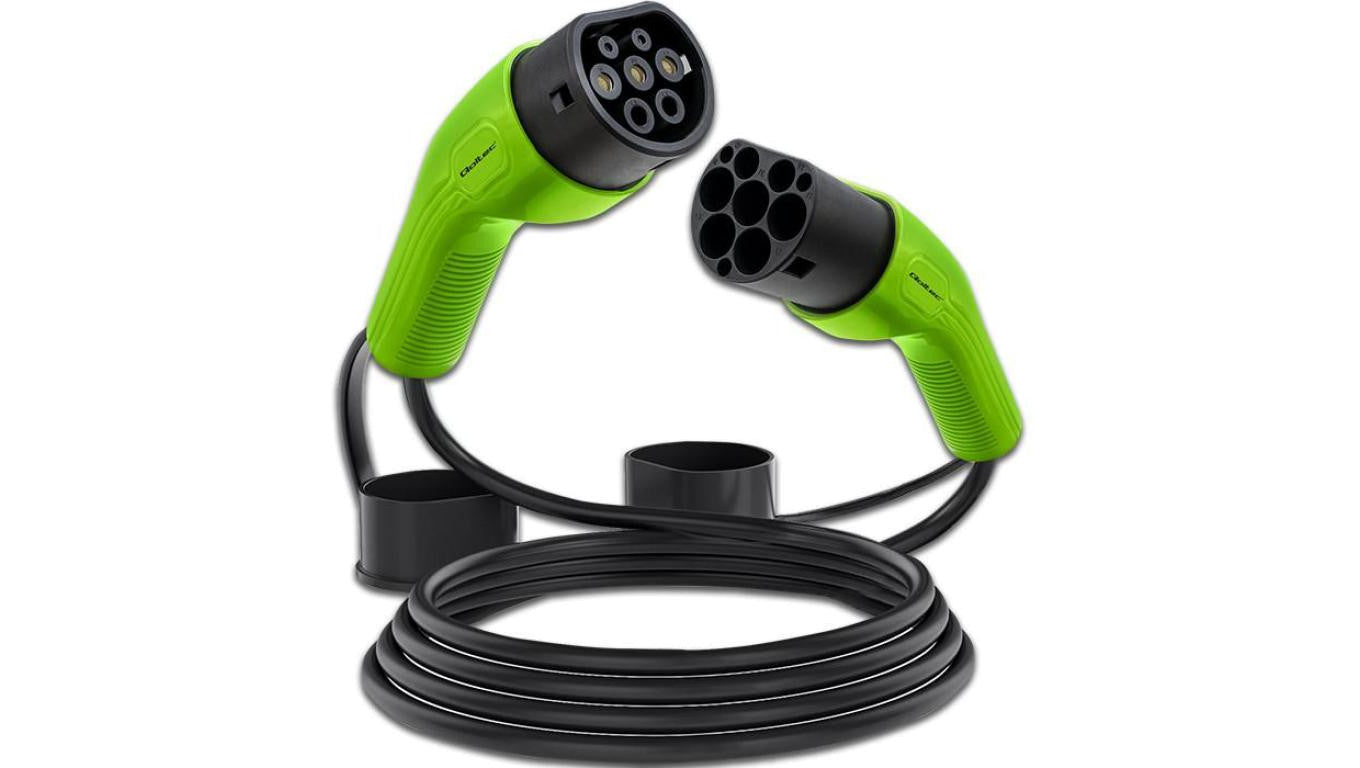 Qoltec Kabel EV Typ 2 do ładowania samochodu 400V 11kW 16A 5m