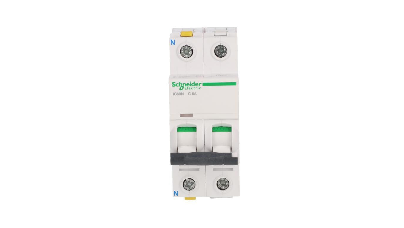 Wyłącznik nadprądowy 1P+N C 6A 6kA AC iC60N-C06-1N Acti9 A9F04606