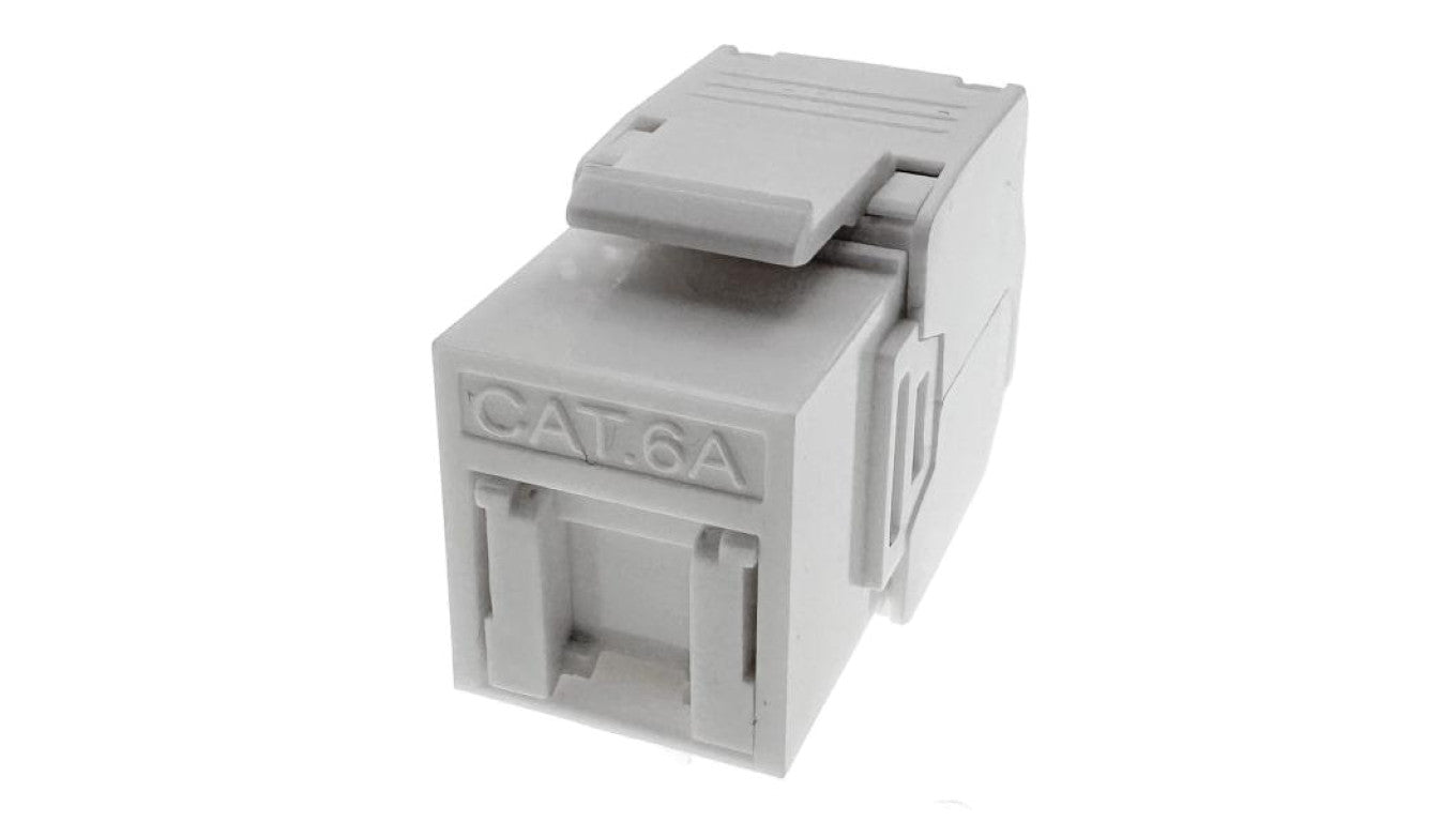 Gniazdo keystone RJ45 beznarzędziowe UTP kat. 6A Q-LANTEC