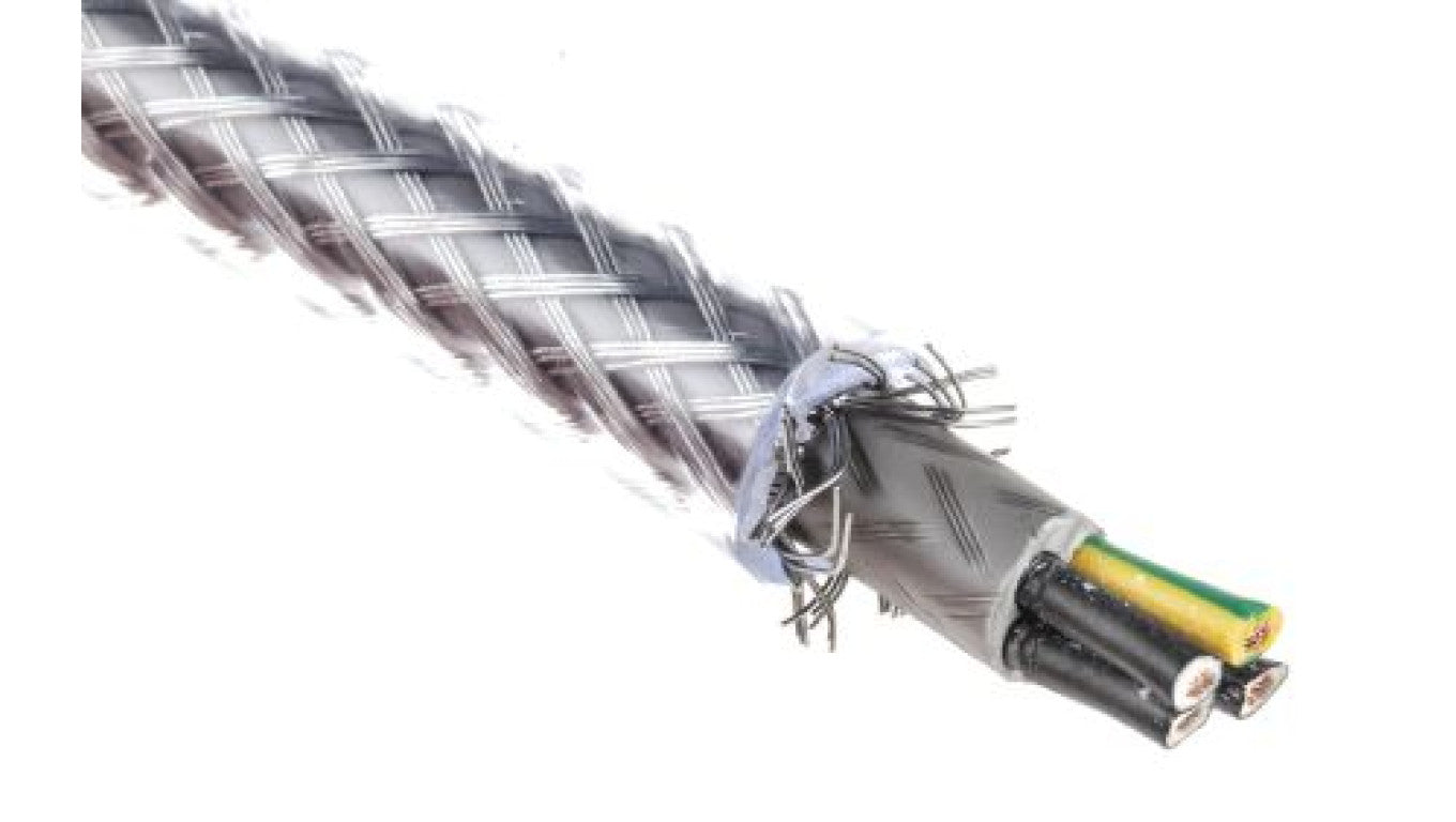 Kabel sterowniczy SY 4 rdzeniowy , Ekranowany, izolacja Polichlorek winylu PVC, D 10.4mm , 50m