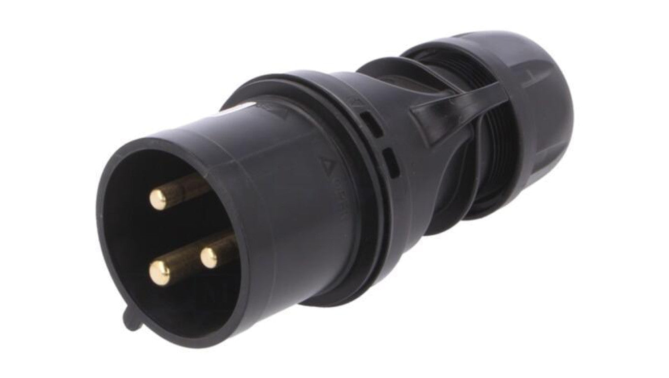 Złącze zasilające AC, wtyk męski, 32A/230VAC, IP44 023-6X