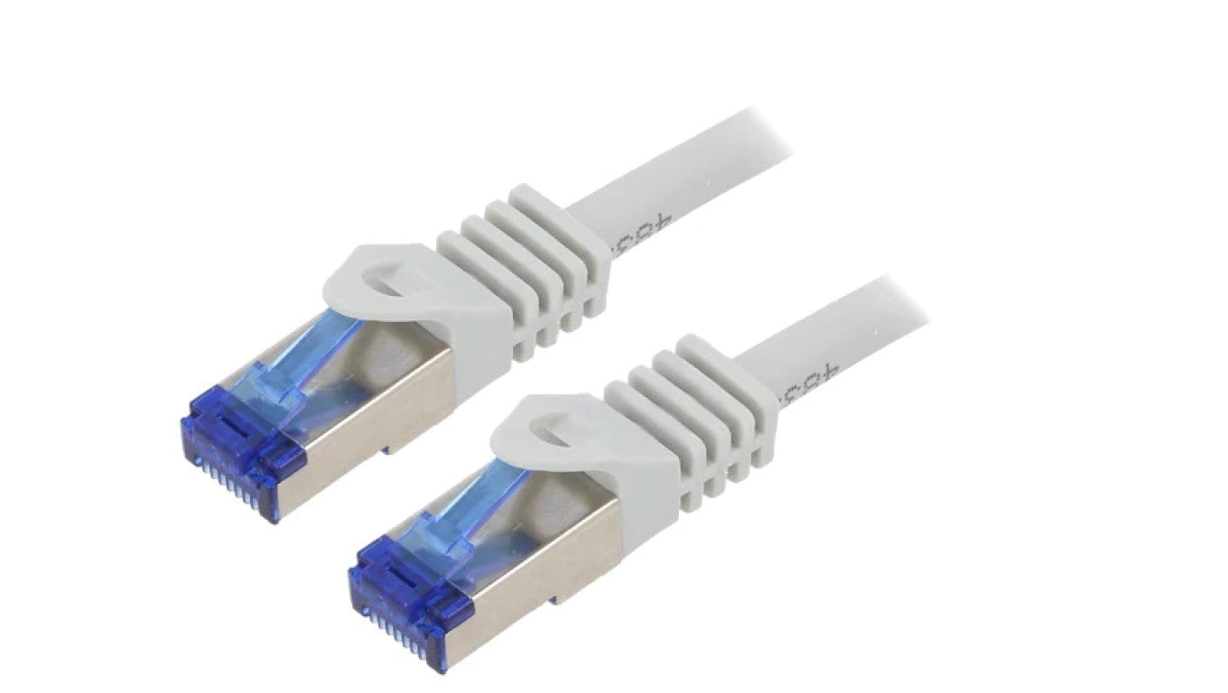 Patch cord S/FTP 6a linka Cu LSZH szary 5m 26AWG -20...75C C6A072S