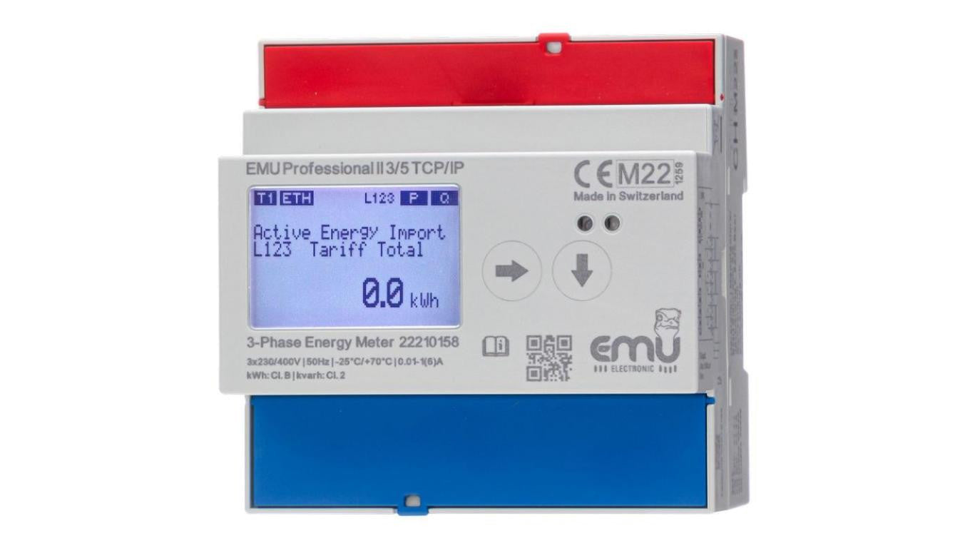 3-fazowy licznik energii MID - EMU Professional II 3/5 TCP/IP - P21A000T