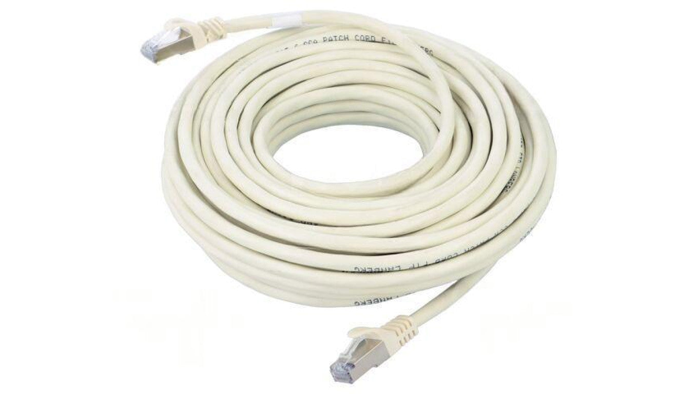 Patch cord F/UTP Cat: 6 RJ45 wtyk z obu stron linka CCA 15m PCF6-10CC-1500-W