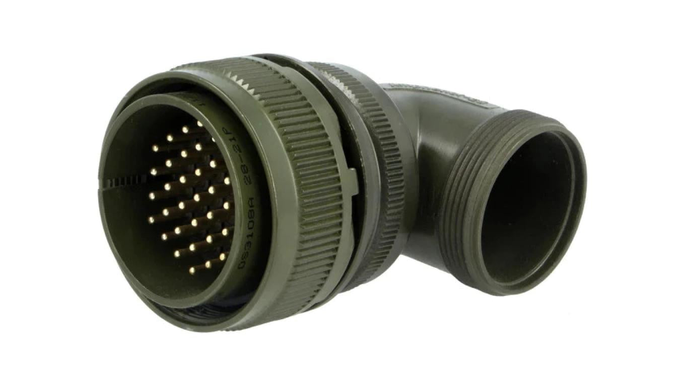 Złącze okrągłe rozmiar 28 MS/DS stop aluminium DS3108A 28-21P