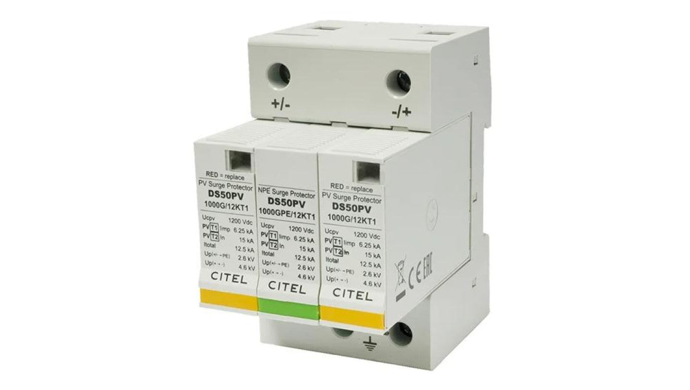 Ogranicznik przepięć - Typ 1+2 DS50PVS-1000G/12KT1 DC 1000V CITEL C482383