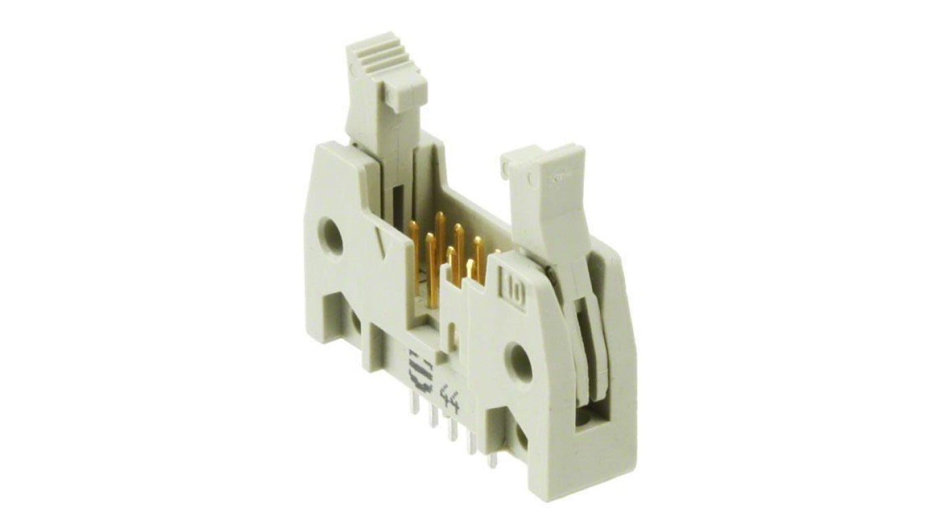 Gniazdo IDC męskie PIN: 10 proste z wyrzutnikiem THT 2,54mm 09185106904
