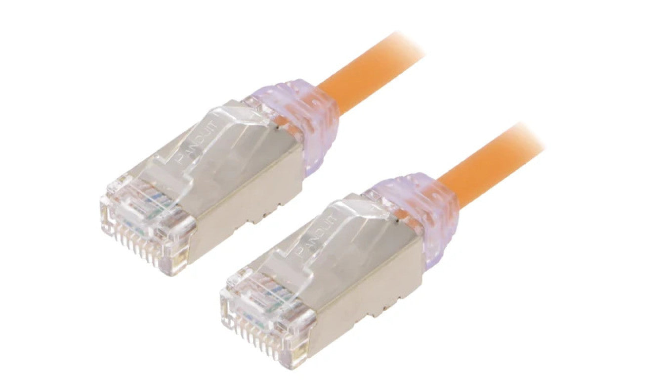 Patch cord F/UTP,TX6A-28™ 6a drut Cu LSZH pomarańczowy 5m STP28X5MOR