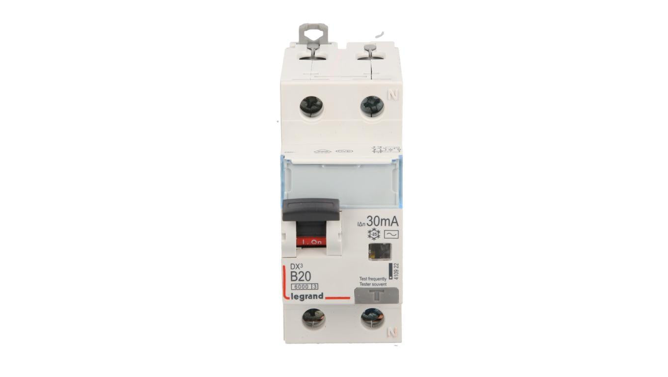Wyłącznik różnicowo-nadprądowy 2P 20A B 0,03A typ AC P312 DX3 410922