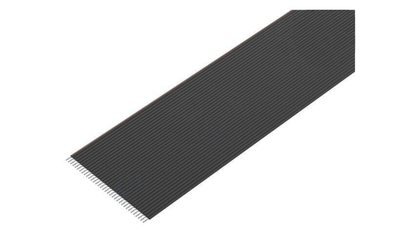 Przewód o dł 30,5m wstążkowy 1,27mm linka Cu nieekranowany PVC czarny 3319/34 (100FT)