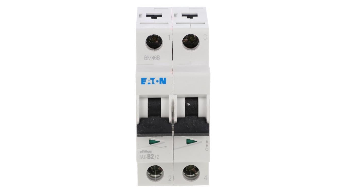 Wyłącznik nadprądowy 2P B 2A 15kA AC FAZ B2/2 278722