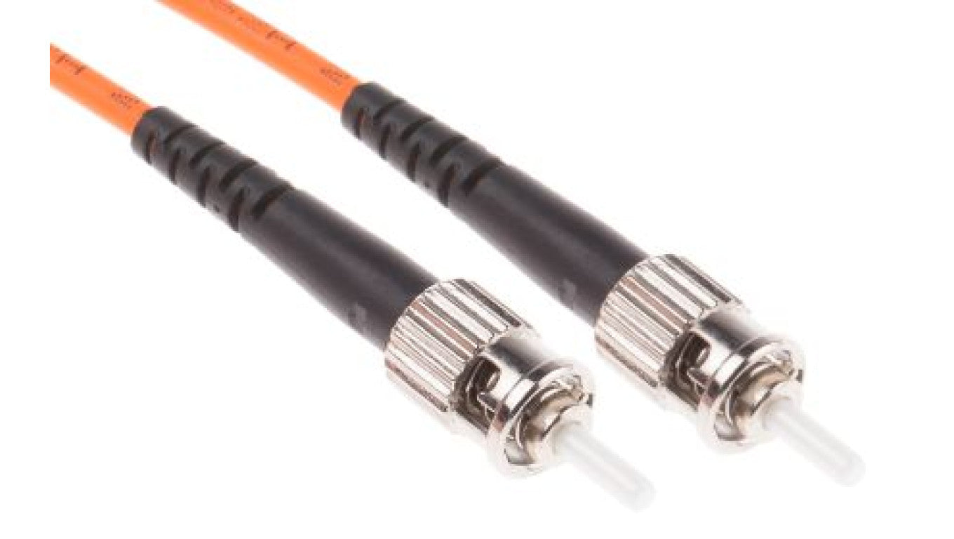Kabel światłowodowy, średnica: 62.5/125μm, OM1 Wielomodowy, Pomarańczowy, ST / ST