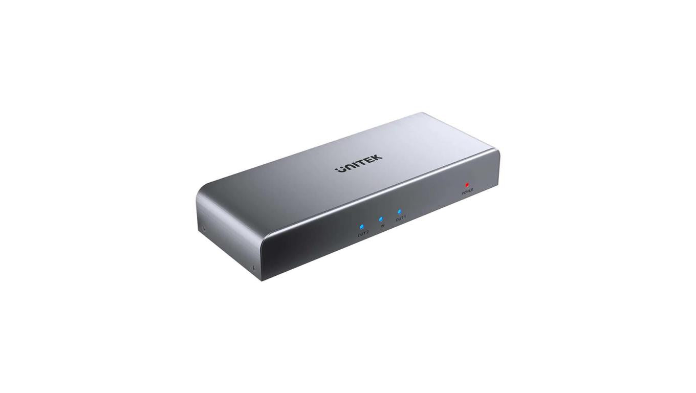Unitek Rozgałęźnik sygnału HDMI 1 IN-2 OUT 4K