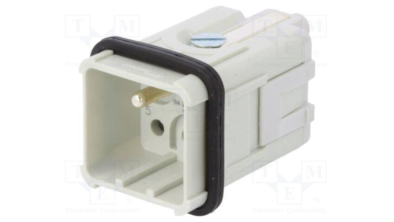 Złącze HDC wkładka stykowa męskie GWconnect PIN 6 400V 5+PE 93601-0436