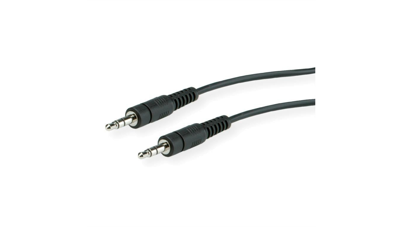 Kabel audio ROLINE 3,5 mm jack M/M, 2 m
