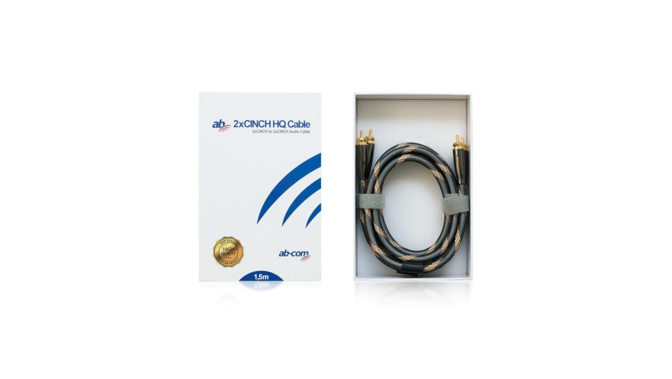 Kabel AB HQ 2xCINCH 1,5m