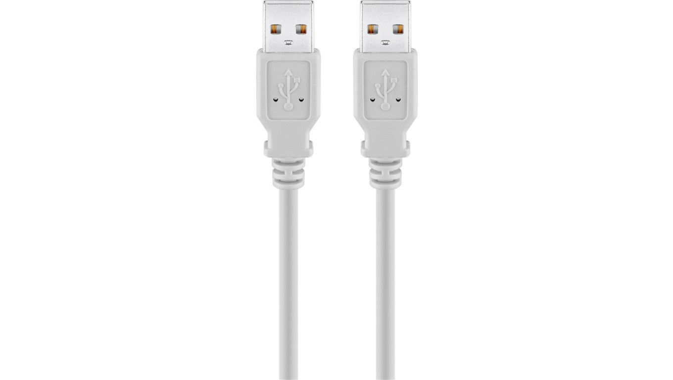 Kabel USB 2.0 Hi-Speed 3 m, Szary - Długość kabla 3 m