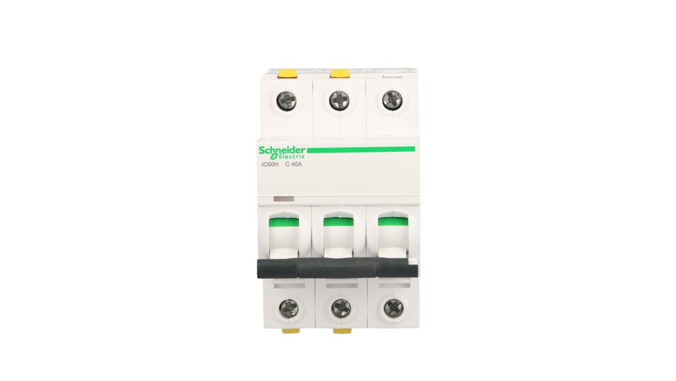 Wyłącznik nadprądowy 3P C 40A 10kA AC iC60H-C40-3 Acti9 A9F07340