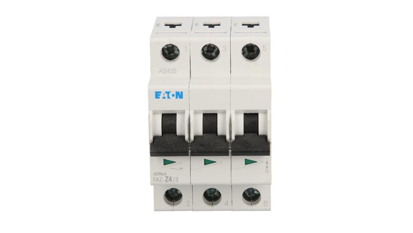 Wyłącznik nadprądowy 3P Z 4A 10kA AC FAZ Z4/3 278923